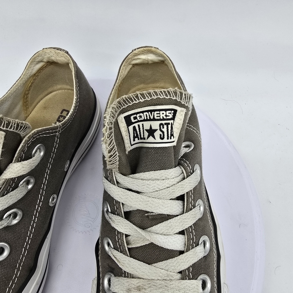 Converse Shoes Women's 6 Chuck Taylor All Star Low Sneakers 5J794 Charcoal Grey - Picture 3 of 9